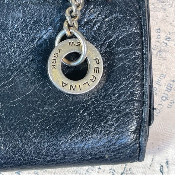 Vintage Perlina Trifold Leather Wallet - Picture 10 of 12